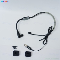 Microphone-casque professionnel SM35 cardioïde à condensateur 4 broches pour ULX SLX QLX, idéal pour le chant sur scène, les performances de batteristes et les présentations