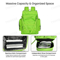 Sac à dos multifonctionnel imperméable avec fermeture éclair, logo personnalisé, compartiment à chaussures antidérapant, design tendance, capacité de 29 L pour la randonnée
