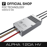 Contrôleur de vitesse sans balais électrique T-MOTOR ALPHA 120A 12S RC 6-12S pour drone multicoptère RC