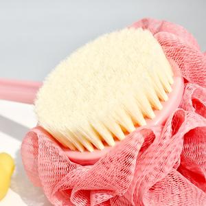 Eco-friendly Scrubber Skin Care Exfoliating <strong>Shower</strong> Loofah Mesh <strong>Cushion</strong> Bath Sponge Brush - Product Image 2
