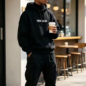 Marca OEM NFC, Nueva Marca de Moda Europea-Americana Transfronteriza <span class=keywords><strong>HELLO</strong></span>, Ropa Urbana Retro Holgada de Algodón Terry con Estampado de Letras y Logotipo - Product Image 5