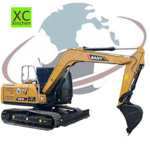 Basse heure Chine Sany Sy95C avec moteur japonais Isuzu Mini pelle Sany SY55 SY 60 SY75 Sy95C SY95U mini 9ton moyen utilisé pelle - Product Image 1