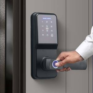 Serrure de porte intelligente avec biométrie de haute précision, déverrouillage rapide et fiable, étanche, adaptable à toutes les portes et <span class=keywords><strong>clé</strong></span> d'urgence - Product Image 5