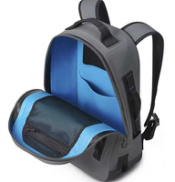 Sac à dos de pêche étanche avec fermeture éclair, nouveau design, logo personnalisé, pour hommes, idéal pour le camping, la randonnée et les voyages en extérieur