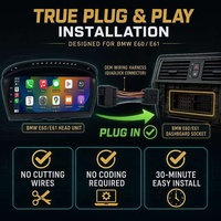 Para BMW E63 E62 E61 E60, Pantalla Inalámbrica Carplay Android Auto, Sistema Multimedia para Auto, Sistema Linux, GPS, Unidad Principal de Navegación