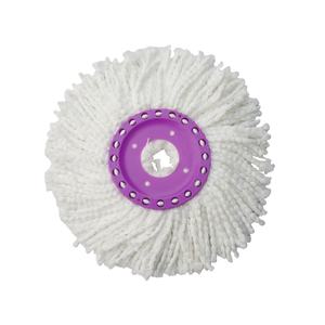 Recambio de cabezal de fregona giratoria de microfibra <span class=keywords><strong>Easy</strong></span> Wring para <span class=keywords><strong>Vileda</strong></span> para O-cedar Triangle <span class=keywords><strong>Easy</strong></span> Wring Microfiber Mop Pad - Product Image 4