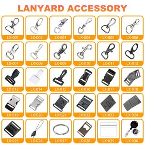 Custom Premium Lanyard Badge Holder Id Lanyard <b>Keychain</b> Necklace with Accessories Custom - Product Image 3