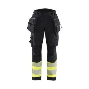 BLAKLADER - 711425139933D25 Pantalón Softshell Hi-Vis Mujer Negro/Amarillo-EAN 7330509879948 ROPA DE TRABAJO DE 2017 - Product Image 1