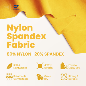 Tissu Nylon Spandex de Qualité Supérieure 230g, Lots en Stock, Extensible dans les 4 Sens, Séchage Rapide, Résistant au Chlore pour Pantalons de Yoga et Vêtements de Sport - Product Image 2