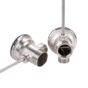 Válvula de Desagüe <span class=keywords><strong>con</strong></span> Manija Giratoria para Fregadero de Cocina Comercial, Evita Atascos y Desbordamientos - Product Image 2