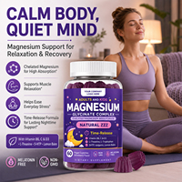 VitaHall OEM Gummies au glycinate de magnésium pour le développement osseux, la relaxation nerveuse et la qualité du sommeil – Gummies au glycinate de magnésium pour enfants