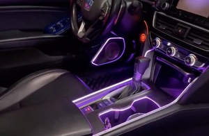Système d'éclairage ambiant <span class=keywords><strong>LED</strong></span> <span class=keywords><strong>12V</strong></span> pour <span class=keywords><strong>voiture</strong></span> ZYCELA Accord 2018-2022, taille OEM, style <span class=keywords><strong>ruban</strong></span> dynamique, 3-5W, garantie 1 an - Product Image 4