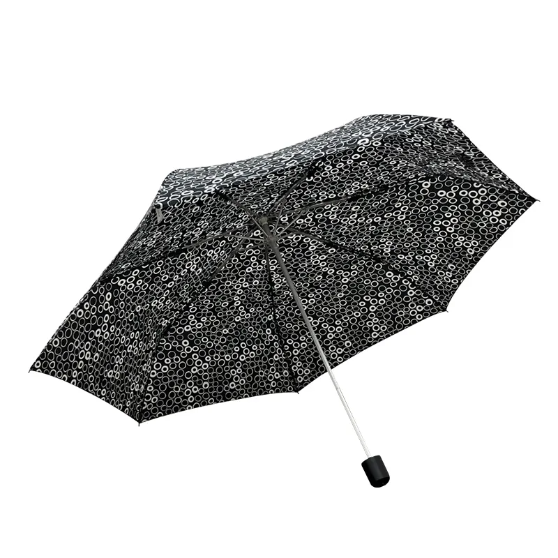 Guarda-chuva de bolso, 7 rebites, 3 dobráveis, portátil, para menina, presente personalizado, logotipo, guarda-chuva, à prova d' água, ar livre, venda imperdível