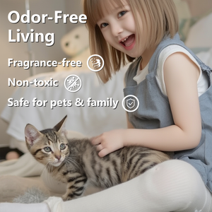 Legreen Natural Cat Wurf Deodorant, Aktivkohle & Zeolith, Geruchs beseitigung für Katzenstreu, ungiftig, duft frei - Product Image 5