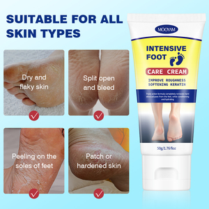 Crema Exfoliante para Pies de Marca Privada OEM, Crema Exfoliante y Suavizante para Pies, Crema Hidratante y Retenedora de Agua para Pies - Product Image 4