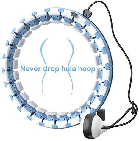 Weighted Hula Hoops Gym Equipment New Mobile Gym Fitness Hula Hoops With Ball Exercise Detachable Portable Sports Hula-hoop 24