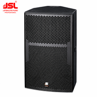 Enceinte PA active JSL TC-15, 15 pouces, 2 voies, DSP, amplificateur 800W pour sonorisation live, DJ, fêtes, monitoring de scène