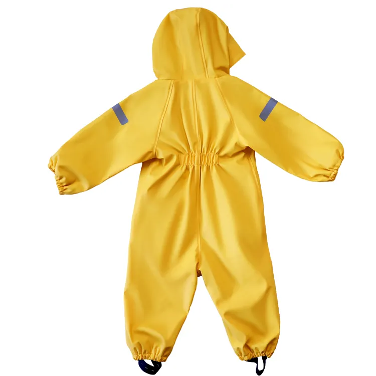 Imperméable PU manteau de pluie pour enfants veste de pluie en plein air combinaison de dessin animé enfants combinaisons de pluie bébé salopette pour 2 ans