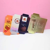 Boîte en papier personnalisée pour barre de chocolat, motif holographique de dessin animé, pour une barre de chocolat comestible aux champignons, boîte cadeau alimentaire pour enfant