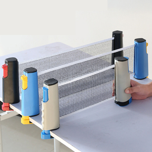 Ensemble de raquettes de <span class=keywords><strong>ping</strong></span>-<span class=keywords><strong>pong</strong></span>, ensemble de tennis de table portable avec filet rétractable, raquettes, balles et sac de transport pour jeux en intérieur/extérieur - Product Image 4