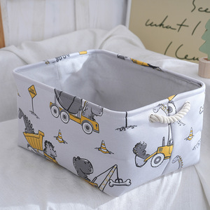 Boîte de rangement pour jouets d'enfants, organisateur en tissu, grande capacité, pliable, panier de rangement pour vêtements de bébé, panier à linge - Product Image 2