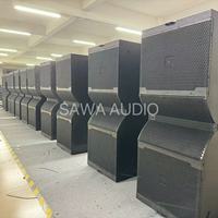 VTX G28 Double 18 Pouces Système Audio Caisson de Basses Passif Actif Haut-Parleurs Professionnels pour Performance Scénique