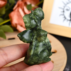 Figurine de dragon ailé mignonne en cristal naturel sculpté à la main, pierre de guérison, statue de dragon pour la décoration intérieure - Vente en gros - Product Image 4