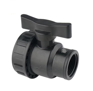 40 NB <b>PP</b> Manual Isolation Ball Diaphragm Superior for High Performance Industrial Applications Resistant Fluid Hazardous - Product Image 2