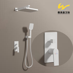 Grifo de Ducha Oculto de Doble Función Vimijia, con Acabado Oscuro, para Baño de Hotel, Calentador de Agua para Proyectos Transfronterizos - Product Image 3