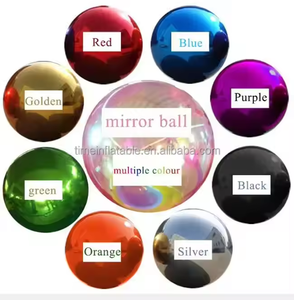 Bolas inflables grandes y brillantes, globo gigante para fiestas, decoración de eventos navideños, esfera de espejo grande de PVC reflectante, Bola de espejo plateada - Product Image 6