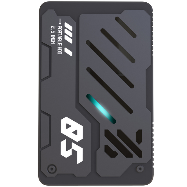 USB3.0 SATA External Hard Drive Disk Enclosure Brand-New 2.5\" Plastic Case Adapter for Computer Server Type B Type