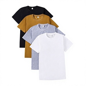Camisetas de Alta Calidad 100% Algodón, Corte Regular, Diseño de Hombros Caídos, Impresión Personalizada, Tejido de Punto, 180 GSM, Secado Rápido, para Hombre - Product Image 2