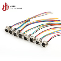 Adaptador Hexagonal Macho M16 con Cable de Cobre 20AWG, Conector de 125V para Uso Automotriz