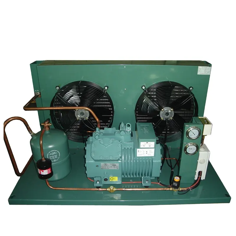 10HP Air-Cooled Freezer Unit Automatic Condenser Refrigeration Compressor Condensing Unit for Restaurant Cold Rooms