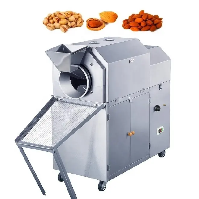 commercial Small gas or electric coffee cocoa chickpea bean pumpkin seed roasting machine sesame peanut roaster industrial