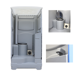 Toilettes mobiles en HDPE, toilettes portables économiques, toilettes à technologie verte, toilettes mobiles en plastique sans station de lavage des mains - Product Image 3