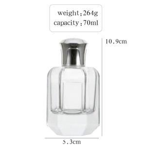 Luxury Heavy Duty Base 70ml Glass Perfume <b>Bottle</b> <b>Empty</b> Glass Fragrance Packaging Perfume <b>Spray</b> <b>Bottle</b> - Product Image 4