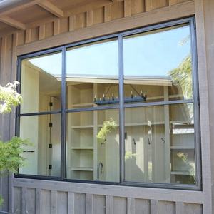 <span class=keywords><strong>Finestre</strong></span> a Battente Singolo Vantage, <span class=keywords><strong>Finestre</strong></span> Operabili in Acciaio Nero Stile Francese con <span class=keywords><strong>Griglie</strong></span> - Product Image 2