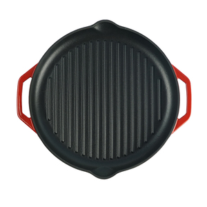 Plaque de cuisson Teppanyaki en <span class=keywords><strong>fonte</strong></span> émaillée antiadhésive, compatible gaz et induction, écologique, facile à nettoyer, durable - Product Image 1