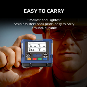 Testeur de gaz multi 4 portable combustible toxique inflammable pour espace confiné - Product Image 6