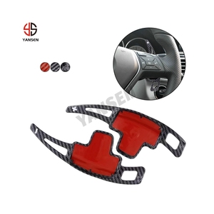 Extensor de Palanca de Cambios de Fibra de Carbono ABS para Volante de <span class=keywords><strong>Mercedes</strong></span> Benz Clase A, B, GL, GLA, R, <span class=keywords><strong>SLK</strong></span>, M, E - Product Image 1