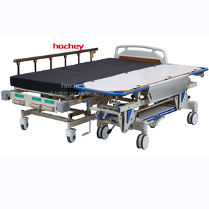 Медицинский регулируемый по высоте носилки для перевозки пациентов, носилки для скорой помощи, для переноса пациентов на больничную койку - Product Image 3