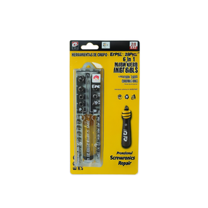 Erpsl Set di 28 punte per cacciavite 6 in 1, kit di strumenti multiuso per la riparazione di dispositivi elettronici - Product Image 1