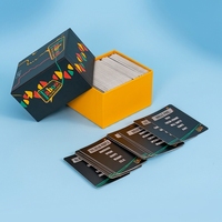 Tarjeta de Juego Personalizada Premium para Fiestas Familiares Nocturnas, Cartulina Gruesa con Acabado Mate, Ecológica, MOQ Bajo