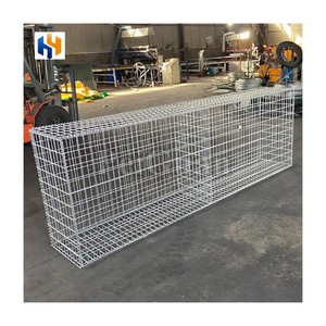 Commercio all'ingrosso buon prezzo galvanizzato roccia saldata gabbion canestro giardino recinzione gabbion per muro di contenimento - Product Image 3