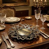 Assiettes de Présentation Élégantes, Modernes et Classiques en Plastique PP, Durables, Sûres et Réutilisables, Forme Irrégulière, Style Américain, Personnalisables, Vente en Gros pour Fêtes