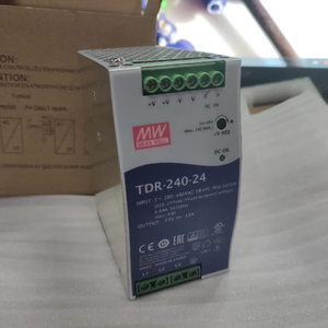 Fuente de Alimentación Industrial Trifásica Ultra Delgada de 240w con Riel DIN y PFC, TDR-240-24, Nueva y Original - Product Image 1
