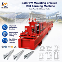 Machine de formage à froid de profilés pour supports solaires, entièrement automatique, avec moteur et roulements Siemens, pour la fabrication de cadres de haute précision