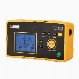 Testeur de terre Chauvin Arnoux Ca6424 1,82 Ohm avec affichage numérique, mesureur de résistance de terre professionnel pour les tours de lignes de transmission - Product Image 2