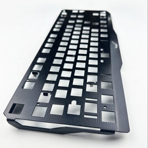 カスタム高加工サービス<span class=keywords><strong>CNC</strong></span>部品プロトタイプステンレス钢とアルミ合金金属キーボード制造 - Product Image 1